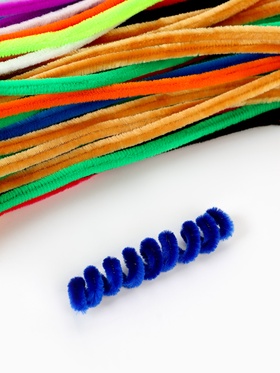 Синельная проволока, набор 200 шт, размер 1 шт 30х0,8 см, 20 цветов