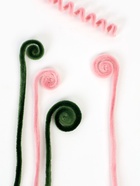 Синельная проволока, набор 100 шт, размер 1 шт 30х0,8 см, цвет розовый и зеленый 10902691