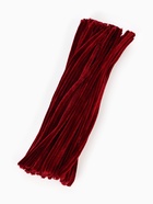 Синельная проволока, набор 100 шт, размер 1 шт 30х0,8 см, цвет бордовый 10902692