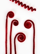 Синельная проволока, набор 100 шт, размер 1 шт 30х0,8 см, цвет бордовый 10902692