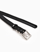 Ремень женский тонкий, 110×2 см, пряжка металл, серебристая, чёрный - Фото 6