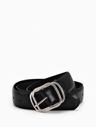 Ремень женский, 110×3.2 см, пряжка металл, серебристая, чёрный - фото 809308408