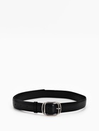 Ремень женский, 110×3.2 см, пряжка металл, серебристая, чёрный - фото 809308410