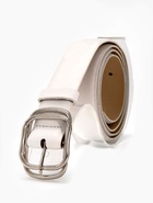 Ремень женский, 110×3.2 см, пряжка металл, серебристая, белый - фото 809308413