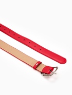 Ремень женский, 110×3.2 см, пряжка металл, серебристая, красный  (артикул 10903128)  большой выбор товаров оптом и в розницу по низким ценам с доставкой