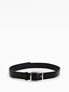 Ремень женский, 110×3 см, пряжка металл, серебристая, чёрный - фото 809308428