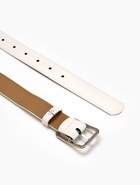 Ремень женский Classic 110×3 см, пряжка металл, серебристая, белый - фото 65456559