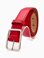 Ремень женский, 110×3 см, пряжка металл, серебристая, красный - фото 59849432