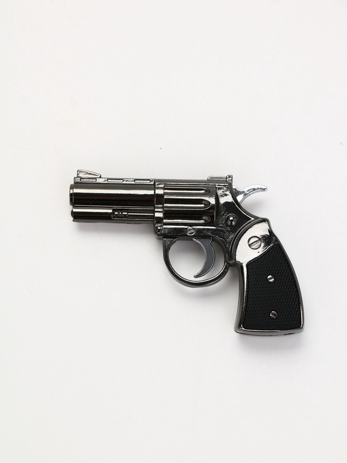 Зажигалка газовая для курения «Пистолет», металлическая, 10×7×1.8 см