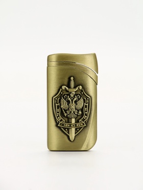 Зажигалка газовая для курения «ФСБ» металлическая, 6.5×3.5×0.9 см