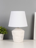 Лампа настольная RISALUX «Песочные замки», 1×40 Вт, Е14, 21×21×32 см, белый - фото 60064409