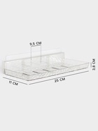 Полки для ванной настенные, 2 шт., прозрачные 10906545