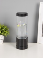 Лава - лампа RISALUX «Медузы», подсветка, RGB, USB, 3-5 Вт, чёрная, 9×9×25.5 см - Фото 2