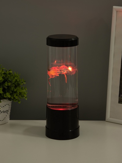 Светильник «Медузы» LED, RGB, USB, 3-5 Вт, 9×9×25.5 см, чёрный