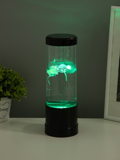 Светильник «Медузы» LED, RGB, USB, 3-5 Вт, 9×9×25.5 см, чёрный