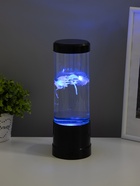 Лава - лампа RISALUX «Медузы», подсветка, RGB, USB, 3-5 Вт, чёрная, 9×9×25.5 см - Фото 6