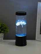 Лава - лампа RISALUX «Медузы», подсветка, RGB, USB, 3-5 Вт, чёрная, 9×9×25.5 см - Фото 9