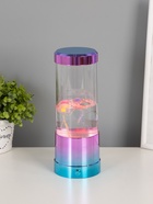 Светильник «Медузы» LED, RGB, USB, 3-5 Вт, 9×9×3 см, розово-голубой метеллик 10906758