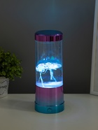 Светильник «Медузы» LED, RGB, USB, 3-5 Вт, 9×9×3 см, розово-голубой метеллик 10906758