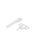 Ограничитель открывания для окна ТУНДРА, пластиковая гребенка, 4-х позиционная, 3 шт. - Фото 7