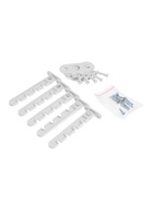 Ограничитель открывания для окна ТУНДРА, пластиковая гребенка, 4-х позиционная, 5 шт. - Фото 9