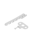 Ограничитель открывания для окна ТУНДРА, металлическая гребенка, 5-ти позиционная, 5 шт. - фото 59849620