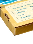 УЦЕНКА Набор для рисования Зверушки Синий 10955365