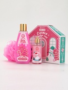 Подарочный набор новогодний «Счастья в Новом году», гель для душа, мочалка и мист, URAL LAB - фото 59849645