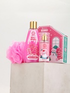 Подарочный набор новогодний «Счастья в Новом году», гель для душа, мочалка и мист, URAL LAB - фото 59849656