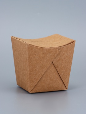 Коробка крафтовая для лапши вок, 7.5?6.6?9.3 см (комплект 20 шт)