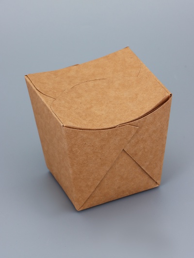 Коробка крафтовая для лапши вок, 7.5×6.6×9.3 см