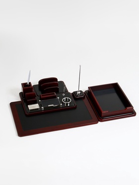 {{photo.Alt || photo.Description || 'УЦЕНКА Набор настольный 6 в1 (каранд-ца, подставка д/ручек, визитница, лоток, подставка, блок д/бумаг)'}}