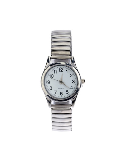 УЦЕНКА Часы наручные женские кварцевые, d корпуса - 3.5 см, d циферблата - 2.8 см, серебро 44070