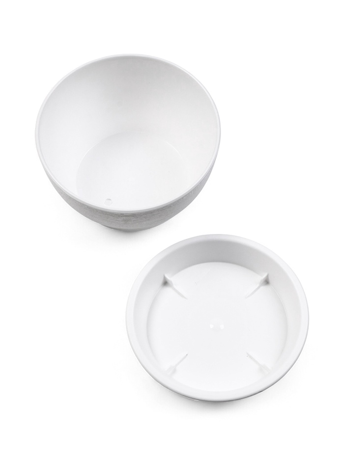 Горшок для цветов с поддоном 0,5 л d12,5см h7 см