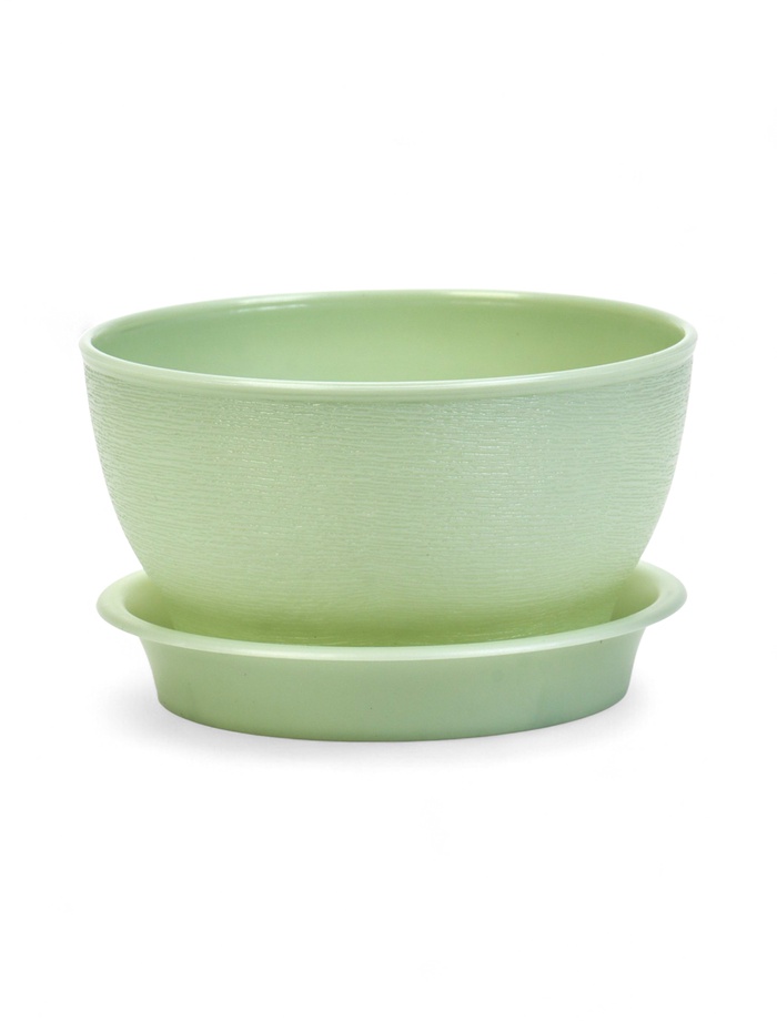 Горшок для цветов с поддоном 0,5 л d12,5см h7 см