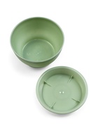 Горшок для цветов «Фиалочка», 500 мл, d=12.5 см, h=7 см, пластиковый, зелёный - Фото 7