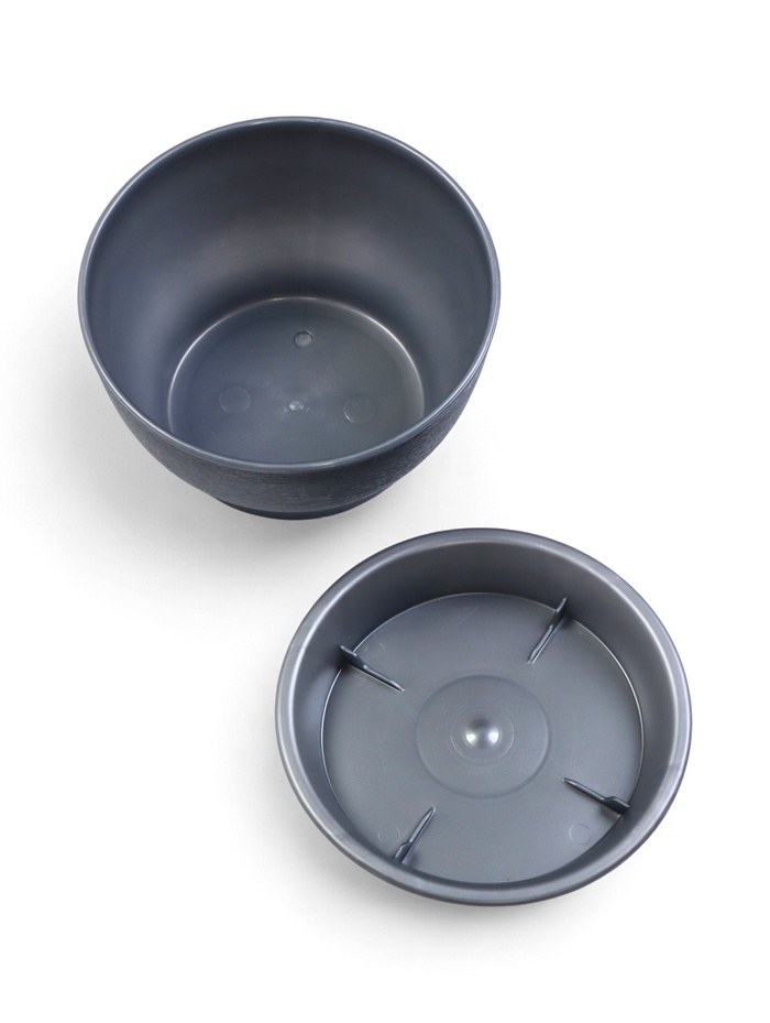 Горшок для цветов с поддоном 0,5 л d12,5см h0,7 см