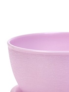 Горшок для цветов с поддоном 0,5 л d12,5см h7 см "Фиалочка" сиреневый (комплект 3 шт) - фото 60064504