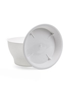 Горшок для цветов с поддоном 0,8 л d14 см h8 см "Фиалочка" белый - фото 809308918