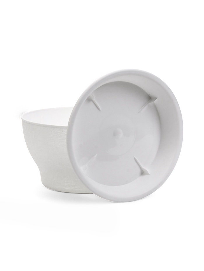 Горшок для цветов с поддоном 0,8 л d14 см h8 см