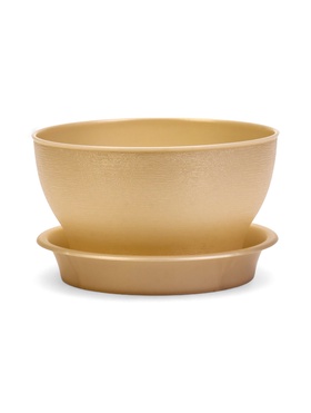 Горшок для цветов с поддоном 0,8 л d14 см h8 см