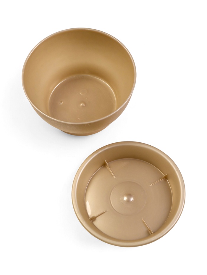 Горшок для цветов с поддоном 0,8 л d14 см h8 см