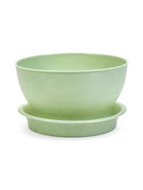 Горшок для цветов с поддоном 0,8 л d14 см h8 см