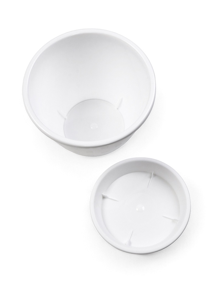 Горшок для цветов с поддоном 2,1 л d18 см h14 см