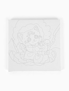 Картина по номерам на холсте «Кот и снеговик», 20×20 см 10943684