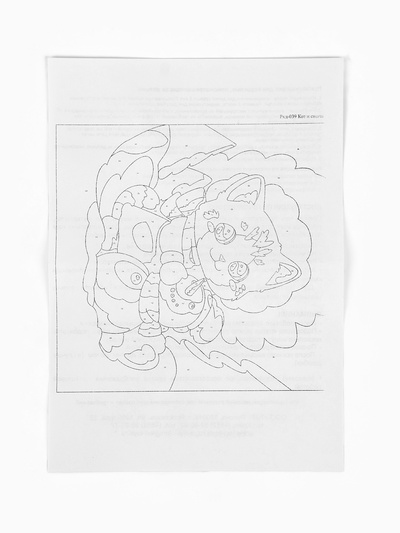 Картина по номерам на холсте «Кот и снеговик», 20×20 см