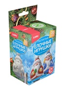 3D Art.Роспись ёлочных игрушек "Дед Мороз и Снегурочка" Ир-013 - фото 119073499