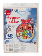 Роспись по дереву, панно 3D «Украшаем ёлку», набор для творчества - Фото 2