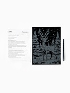 Гравюра - скретчинг «Новогодний олень», 18×24 см - Фото 3