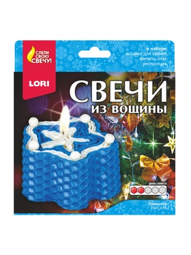 Свечи из вощины «Снежинка», набор для творчества Свечи из вощины «Снежинка», набор для творчества